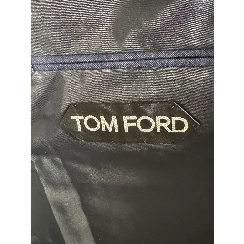 Tom Ford Navy Blue Wool 2Pc Suit O'Connor 56IT 46R US 40x28 Trousers Men's